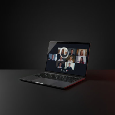 Laptop with Video Conference
